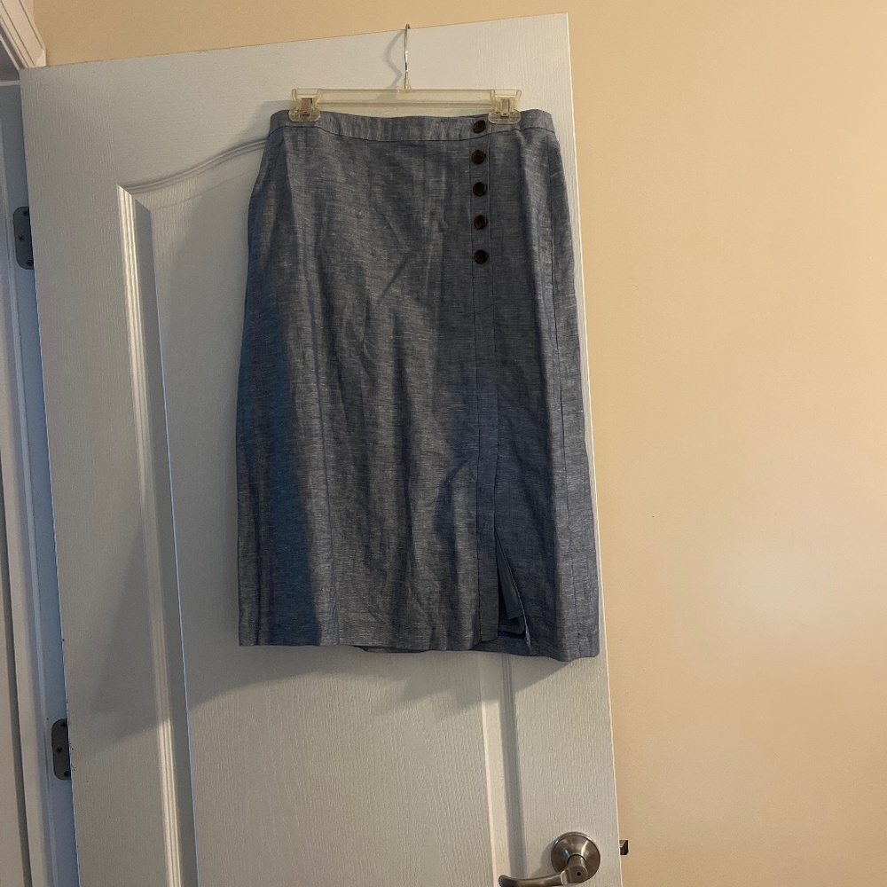 Light blue skirt